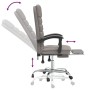 Silla de oficina reclinable con masaje tela gris taupé en Sillas de oficina | Comprar online en Foru.es