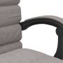 Silla de oficina reclinable con masaje tela gris taupé en Sillas de oficina | Comprar online en Foru.es
