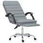 Silla de oficina reclinable con masaje de tela gris claro en Sillas de oficina | Comprar online en Foru.es