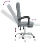 Silla de oficina reclinable con masaje de tela gris claro en Sillas de oficina | Comprar online en Foru.es