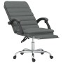 Silla de oficina reclinable con masaje de tela gris oscuro en Sillas de oficina | Comprar online en Foru.es