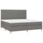 Cama box spring colchón y luces LED tela gris claro 200x200 cm de vidaXL, Camas y somieres - Ref: Foro24-3135462, Precio: 638...