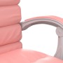Silla de oficina reclinable masaje cuero sintético rosa en Sillas de oficina | Comprar online en Foru.es