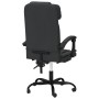 Silla de oficina reclinable cuero sintético negro en Sillas de oficina | Comprar online en Foru.es
