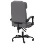 Silla de oficina reclinable cuero sintético gris en Sillas de oficina | Comprar online en Foru.es