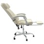 Silla de oficina reclinable cuero sintético crema en Sillas de oficina | Comprar online en Foru.es