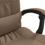 Silla de oficina reclinable con masaje de tela marrón en Sillas de oficina | Comprar online en Foru.es