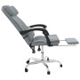 Silla de oficina reclinable con masaje de tela gris claro en Sillas de oficina | Comprar online en Foru.es