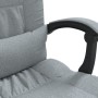 Silla de oficina reclinable con masaje de tela gris claro en Sillas de oficina | Comprar online en Foru.es