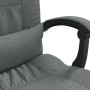 Silla de oficina reclinable con masaje de tela gris oscuro en Sillas de oficina | Comprar online en Foru.es