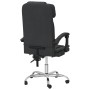 Silla de oficina reclinable masaje cuero sintético negro en Sillas de oficina | Comprar online en Foru.es