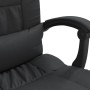 Silla de oficina reclinable masaje cuero sintético negro en Sillas de oficina | Comprar online en Foru.es