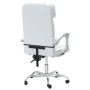 Silla de oficina reclinable masaje cuero sintético blanco en Sillas de oficina | Comprar online en Foru.es