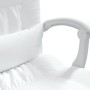 Silla de oficina reclinable masaje cuero sintético blanco en Sillas de oficina | Comprar online en Foru.es