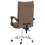 Silla de oficina reclinable de tela marrón en Sillas de oficina | Comprar online en Foru.es
