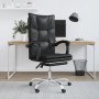 Silla de oficina reclinable cuero sintético negro en Sillas de oficina | Comprar online en Foru.es