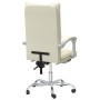 Silla de oficina reclinable cuero sintético crema en Sillas de oficina | Comprar online en Foru.es