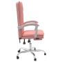 Silla de oficina reclinable cuero sintético rosa en Sillas de oficina | Comprar online en Foru.es