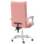 Silla de oficina reclinable cuero sintético rosa en Sillas de oficina | Comprar online en Foru.es