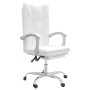 Silla de oficina reclinable cuero sintético blanco en Sillas de oficina | Comprar online en Foru.es
