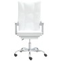 Silla de oficina reclinable cuero sintético blanco en Sillas de oficina | Comprar online en Foru.es