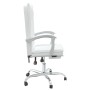 Silla de oficina reclinable cuero sintético blanco en Sillas de oficina | Comprar online en Foru.es
