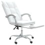 Silla de oficina reclinable cuero sintético blanco en Sillas de oficina | Comprar online en Foru.es