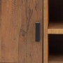 Mueble para TV madera maciza de pino marrón 110x35x48 cm en Muebles TV | Comprar online en Foru.es