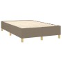 Cama box spring con colchón y LED tela gris taupe 120x200 cm de vidaXL, Camas y somieres - Ref: Foro24-3135425, Precio: 409,1...