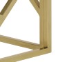 Mesa de centro dorada acero inoxidable y vidrio templado en Mesas de centro | Comprar online en Foru.es