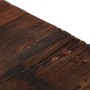 Mesa de centro de acero inoxidable plateado y madera maciza en Mesas de centro | Comprar online en Foru.es