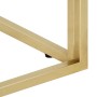 Mesa de centro dorada acero inoxidable y vidrio templado en Mesas de centro | Comprar online en Foru.es