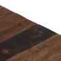 Mesa de centro de acero inoxidable plateado y madera maciza en Mesas de centro | Comprar online en Foru.es