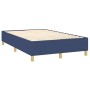 Cama box spring con colchón y LED tela azul 120x200 cm de vidaXL, Camas y somieres - Ref: Foro24-3135347, Precio: 429,16 €, D...