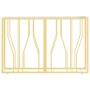 Mesa consola acero inoxidable y vidrio 110x30x70 cm en Mesas auxiliares | Comprar online en Foru.es