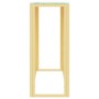 Mesa consola acero inoxidable y vidrio 110x30x70 cm en Mesas auxiliares | Comprar online en Foru.es