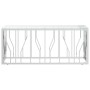 Mesa de centro acero inoxidable y vidrio 110x45x45 cm en Mesas de centro | Comprar online en Foru.es