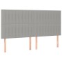 Cama box spring colchón y luces LED tela gris claro 180x200 cm de vidaXL, Camas y somieres - Ref: Foro24-3135613, Precio: 621...