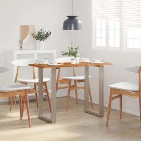 Mesa de comedor madera maciza de acacia 110x50x76 cm en Mesas de comedor | Comprar online en Foru.es