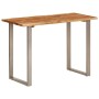 Mesa de comedor madera maciza de acacia 110x50x76 cm en Mesas de comedor | Comprar online en Foru.es