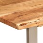 Mesa de comedor madera maciza de acacia 110x50x76 cm en Mesas de comedor | Comprar online en Foru.es