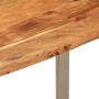 Mesa de comedor madera maciza de acacia 110x50x76 cm en Mesas de comedor | Comprar online en Foru.es