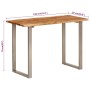 Mesa de comedor madera maciza de acacia 110x50x76 cm en Mesas de comedor | Comprar online en Foru.es