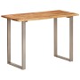 Mesa de comedor madera maciza de acacia 110x50x76 cm en Mesas de comedor | Comprar online en Foru.es
