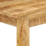Mesa alta de bar madera maciza de mango 112x55x108 cm en Mesas auxiliares | Comprar online en Foru.es