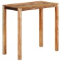 Mesa alta de bar madera maciza reciclada 112x55x108 cm en Mesas auxiliares | Comprar online en Foru.es