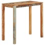 Mesa alta de bar madera maciza reciclada 112x55x108 cm en Mesas auxiliares | Comprar online en Foru.es