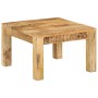 Mesa de centro de madera maciza de mango 55x55x35 cm en Mesas de centro | Comprar online en Foru.es