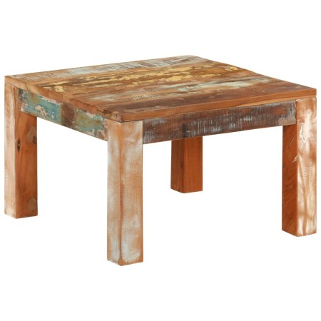 Mesa de centro de madera maciza reciclada 55x55x35 cm en Mesas de centro | Comprar online en Foru.es