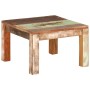 Mesa de centro de madera maciza reciclada 55x55x35 cm en Mesas de centro | Comprar online en Foru.es